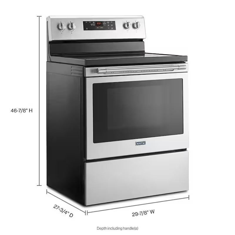 5.3 cu. ft. Electric Range Stainless Steel T12189